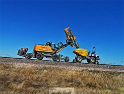En marcha las obras de electrificaci�n de la l�nea Medina del Campo-Salamanca 