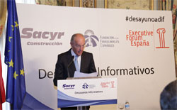 Gonzalo Ferre: "El AVE deber�a alcanzar los cincuenta millones de viajeros en 2018 � 2019"