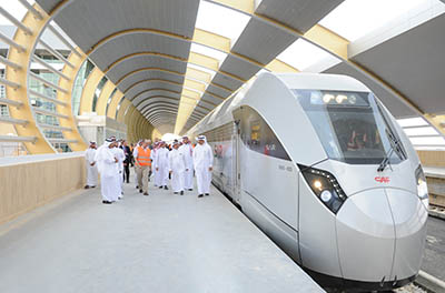 Primer viaje de pruebas del nuevo tren de CAF para los Ferrocarriles de Arabia Saud�
