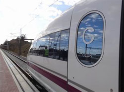 Comienzan las pruebas con trenes AVE en la l�nea Barcelona-Figueras 