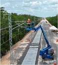 Electrification Section IV Mayan Train  Mexico