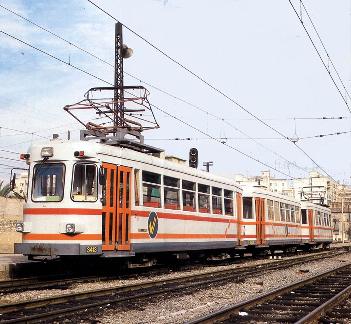 Metrovalencia. Trenes fuera de circulacin: Belga: Tren elctrico que circul en FGV entre 1-1-87 y 1990