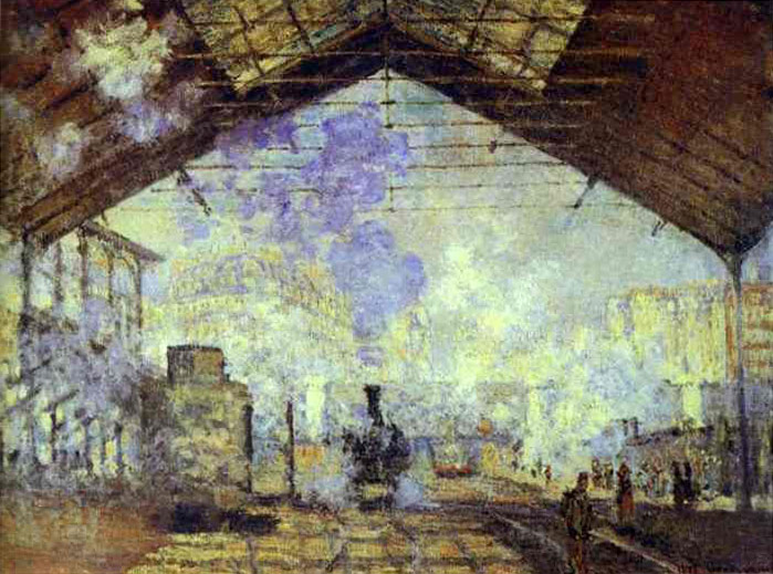 Claude Monet, Gare de St Lazare
