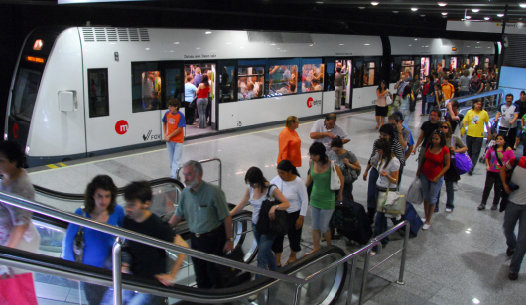 Aumenta el n�mero de viajeros de metro en diciembre de 2025