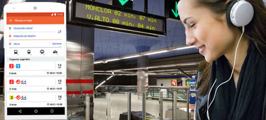Una aplicacin de Metro de Madrid informa en tiempo real del estado de sus instalaciones