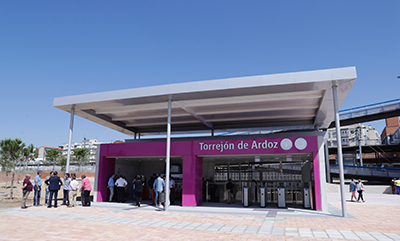 Abierto el nuevo acceso sur de la estacin de Cercanas de Torrejn de Ardoz
