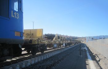 El montaje de va en el tramo Pedralba-Orense entra en su fase final