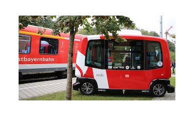 Los Ferrocarriles Alemanes prueban autobuses lanzadera sin conductor