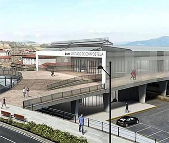 Xunta y Ayuntamiento afirman que la estacin intermodal de Santiago estar lista antes del Xacobeo 2021
