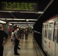 En servicio las lneas 1 y 4 de metro de Barcelona tras las mejoras en infraestructura