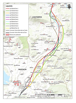 En informacin pblica el estudio del tramo de alta velocidad de acceso a Santander entre Nogales de Pisuerga y Reinosa
