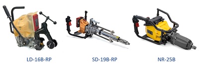HERRAMIENTAS FERROVIARIAS A BATERIA LD-16B-RP | SD-19BR-RP | NR-25B