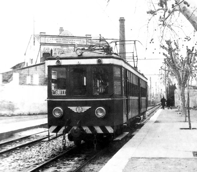 Metrovalencia. Trenes fuera de circulaci�n: Buj�a en Meliana