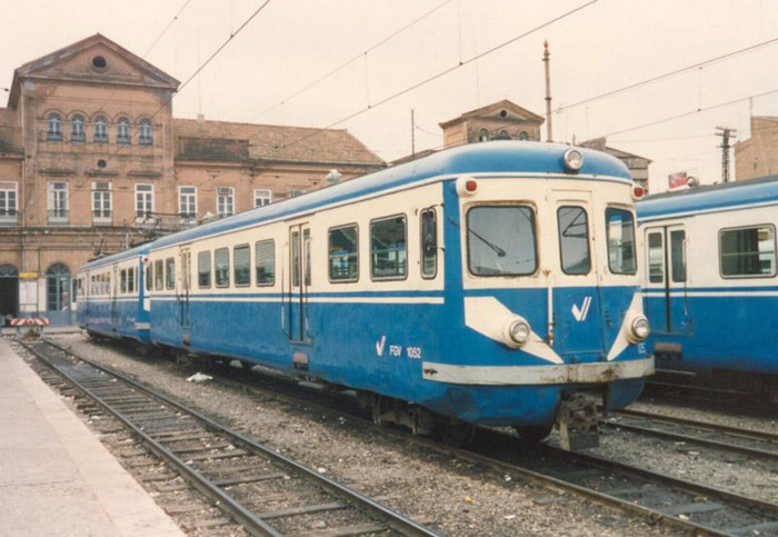 Metrovalencia. Trenes fuera de circulaci�n: Macosa: Tren el�ctrico que circul� en FGV entre 1-1-87 y 1987-1988