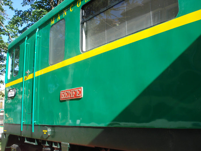 Detalle del lateral del la locomotora (Foto Gonzalo Garcia)