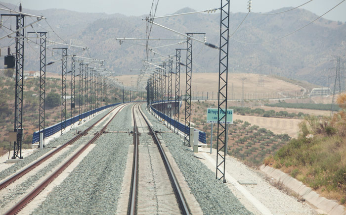 Viaducto sobre el Arroyo Piedras, en el tramo de Antequera a M�laga