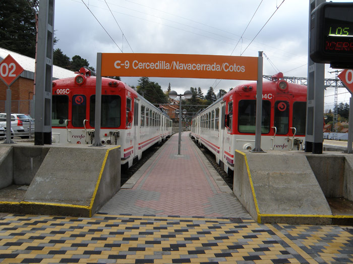 Toperas de la estaci�n de Cercedilla