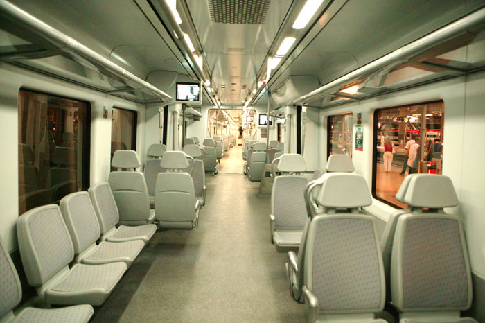 Sala de viajeros de unidad CIVIA.