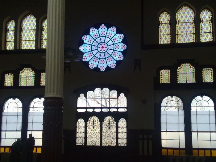 Detalle de las vidrieras en la estaci�n de Sirkeci