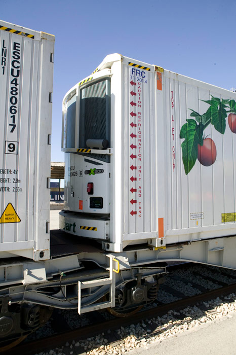 Contenedores refrigerados. M�dulo de fr�o que refrigeraba cada contenedor