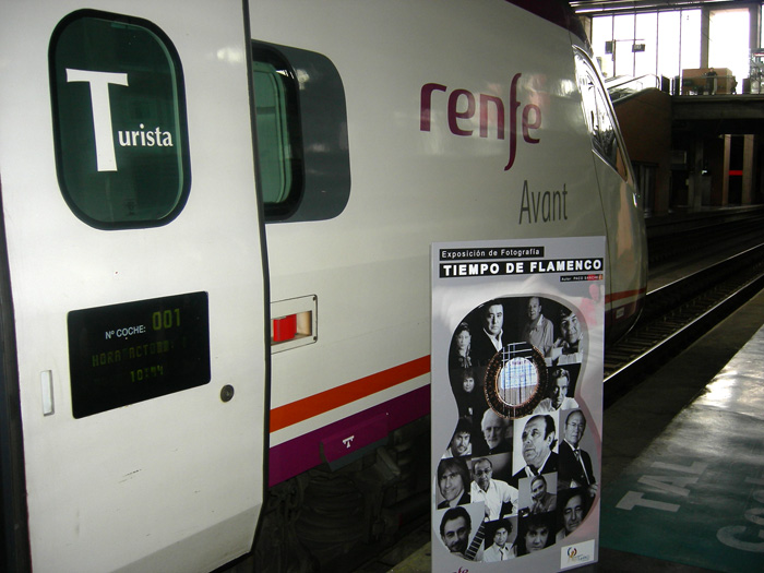 Los trenes de alta velocidad y grandes l�neas de Andaluc�a exponen fotograf�as de flamenco hasta finales de 2010