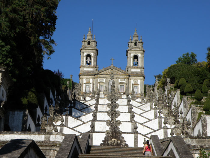 Las escalinatas del Bom Jesus do Monte, un lugar de indudable atractivo tur�stico.