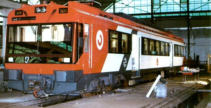 Modernizaci�n de 22 unidades de la serie 440 en los talleres de Renfe en Valladolid.