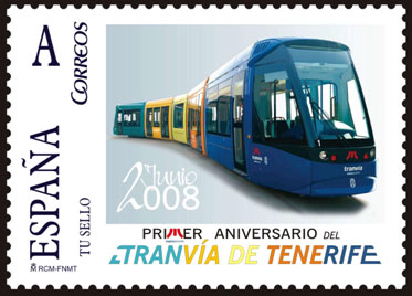Primer aniversario del tranva de Tenerife