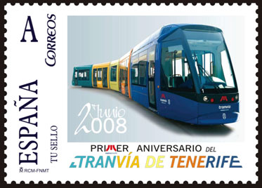 Primer aniversario del tranv�a de Tenerife