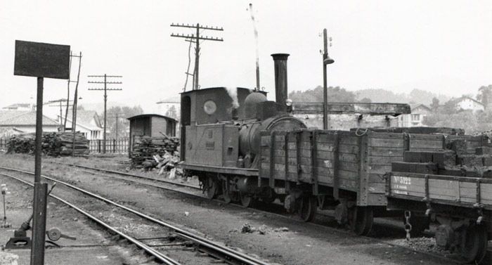 Locomotora de vapor Zugastieta. La firma britnica Sharp Stewart suministr las tres primeras locomotoras del ferrocarril de Gernika. Fotografa de Jeremy Wiseman.