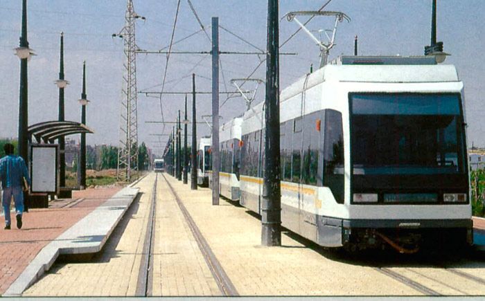 Se inaugura en 1994 el tranv�a de Valencia.