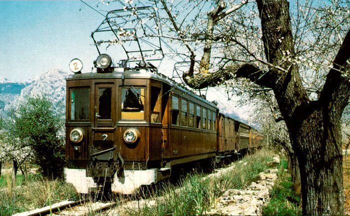 El tren del S�ller se inaugur� en 1912.