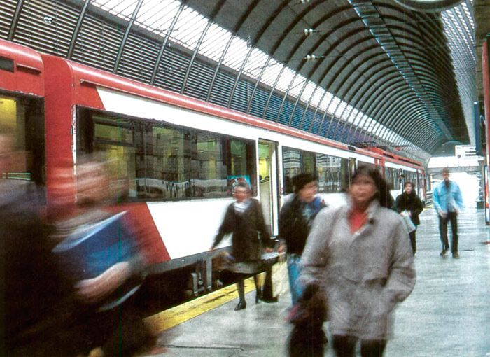 Servicios de cercan�as en Andaluc�a en 1997, a�o que se anunciaban inversiones para duplicar v�as.