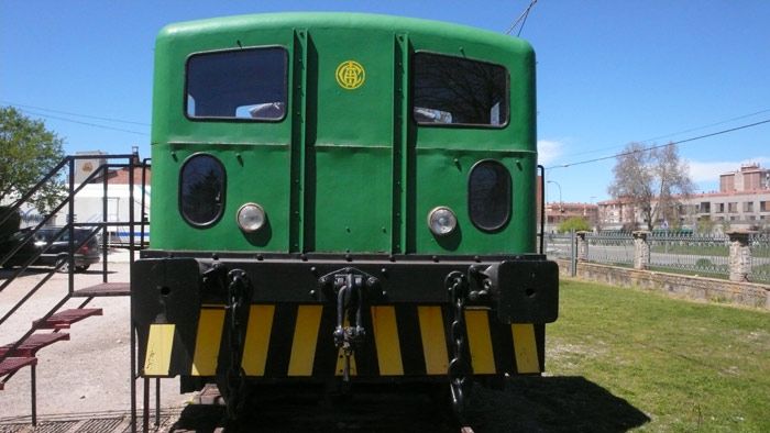 Testero de la locomotora Gmeinder.