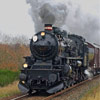 Tren de vapor en Dinamarca