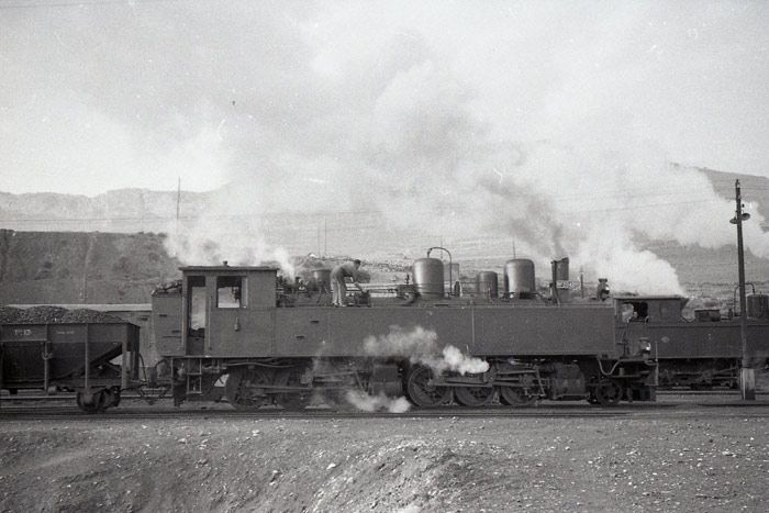 Locomotora tunecina N� 204 fotografiada en R�o Mart�n. 8 de abril de 1961. 